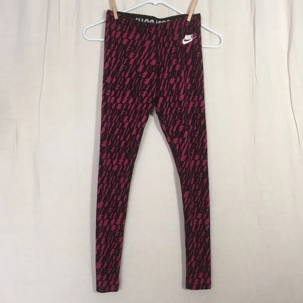 Nike Leg A See Logo Fold Over Waistband